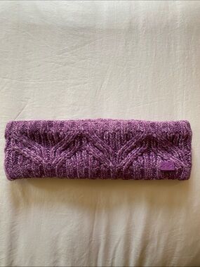 Under Armour Purple Knit Headband with Branded Logo